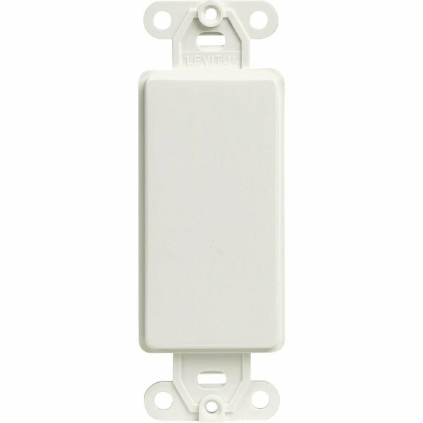 Leviton Decora QuickPort White Blank Wall Plate Insert 022-80414-02W